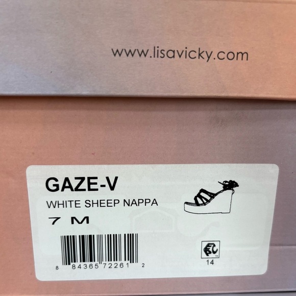 Nordstrom Lisa Vicky White Gladiator Sandals with Strappy Design - Picture 7 of 11